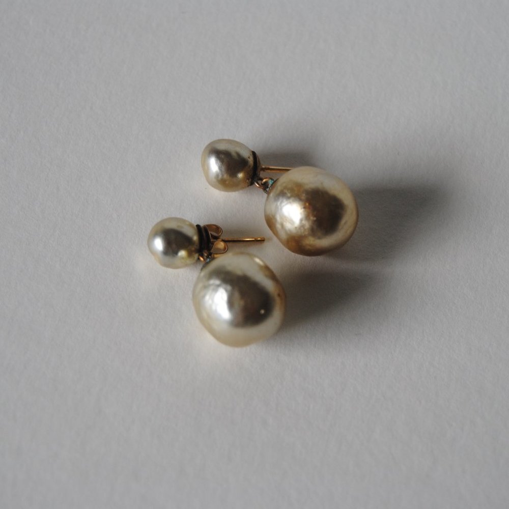Estate Antique Pearl Earrings